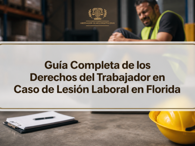 Guía Completa de los Derechos del Trabajador en Caso de Lesión Laboral en Florida